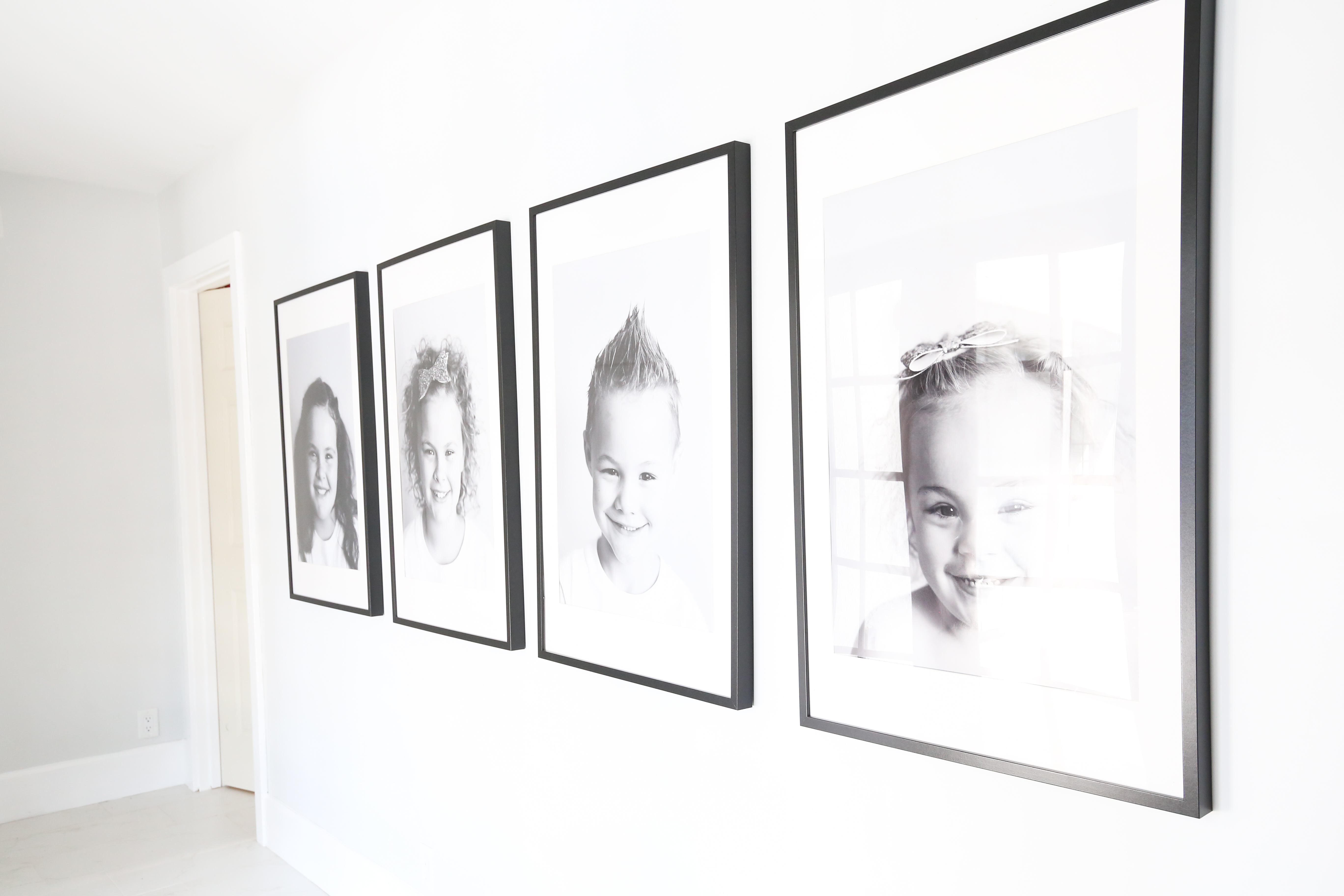 Black and White Gallery wall