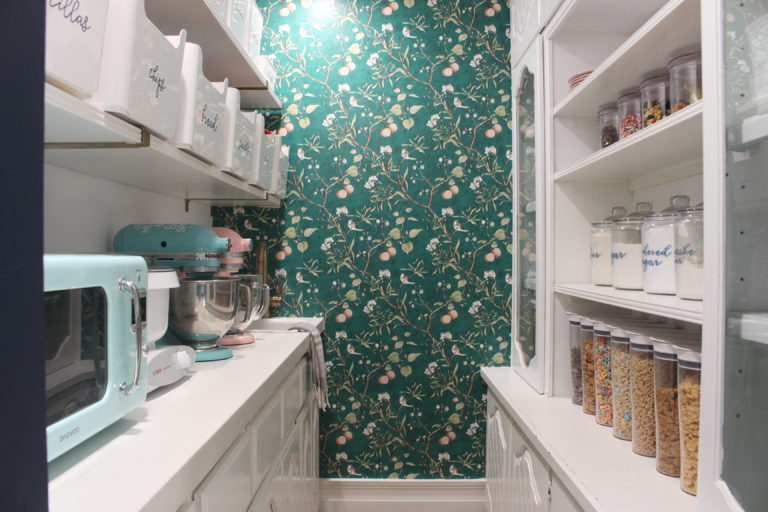 When Mallory Turned a Wet Bar Into a Pantry | Pantry Reveal!