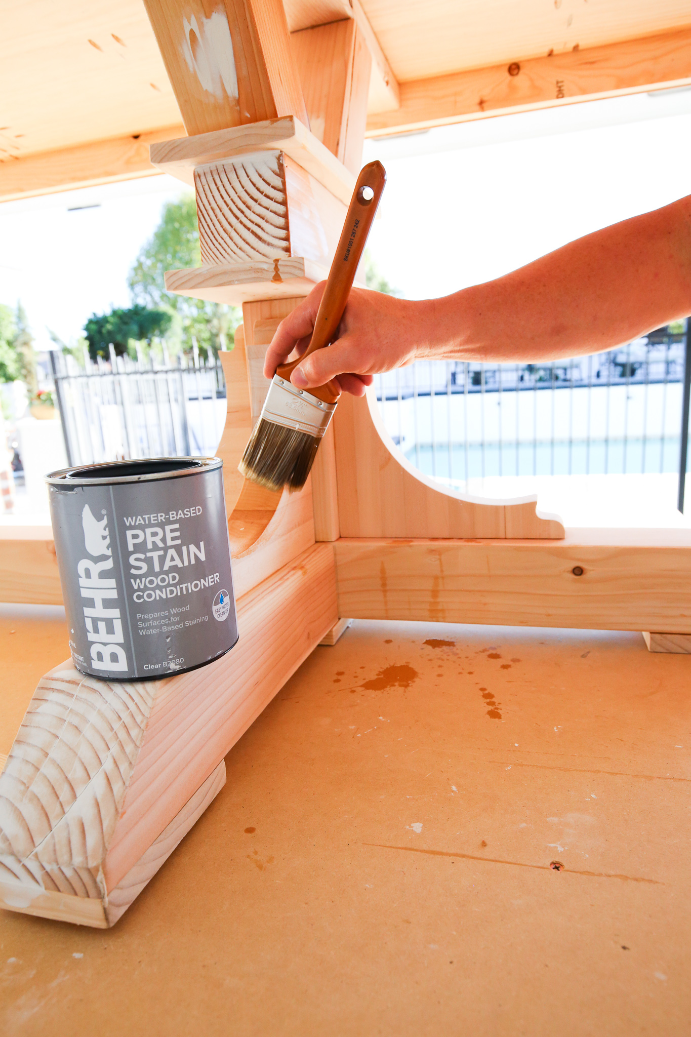 Staining a Wood Table Tips & Tricks Classy Clutter