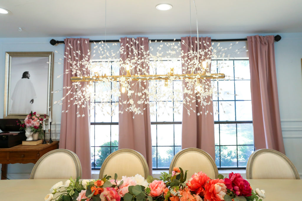 unique dining room chandelier