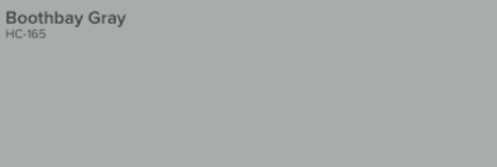 Boothbay Gray By Benjamin Moore For Piano Room Paint Refresh